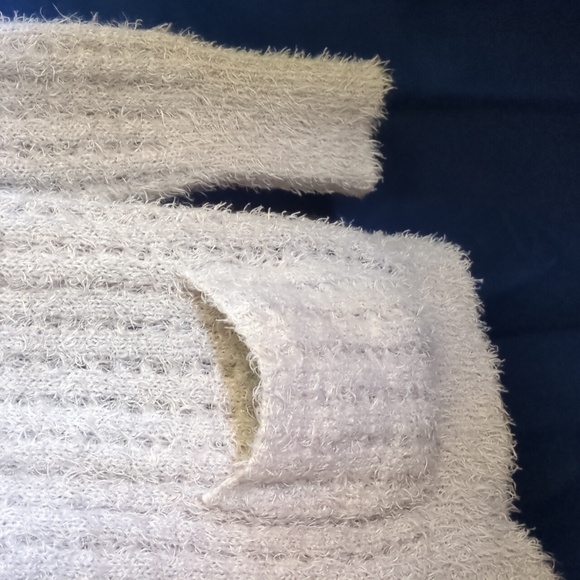 T/O Grey Cardigan Sweater - Picture 3 of 4